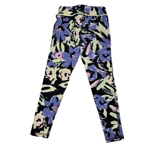 Ideology size small multicolor yoga pants  floral abstract pattern